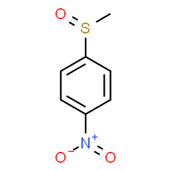 ChemSpider 2D Image | 4-nitrophenyl methyl sulfoxide | C7H7NO3S