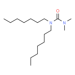 ChemSpider 2D Image | 1,1-Diheptyl-3,3-dimethylurea | C17H36N2O
