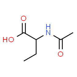 ChemSpider 2D Image | 2-Acetamidobutanoic acid | C6H11NO3