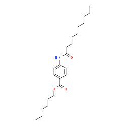 ChemSpider 2D Image | Hexyl 4-(decanoylamino)benzoate | C23H37NO3