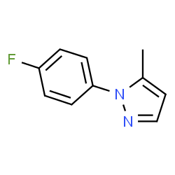 ChemSpider 2D Image | 1-(4-Fluorophenyl)-5-methyl-1H-pyrazole | C10H9FN2