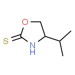 ChemSpider 2D Image | 4-Isopropyl-1,3-oxazolidine-2-thione | C6H11NOS