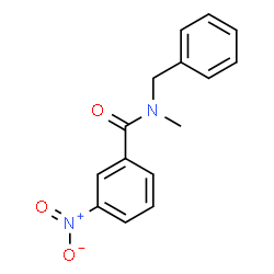 ChemSpider 2D Image | N-Benzyl-N-methyl-3-nitrobenzamide | C15H14N2O3