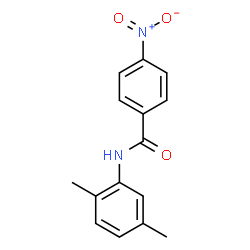 ChemSpider 2D Image | N-(2,5-Dimethylphenyl)-4-nitrobenzamide | C15H14N2O3