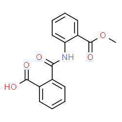 ChemSpider 2D Image | 2-{[2-(methoxycarbonyl)anilino]carbonyl}benzoic acid | C16H13NO5