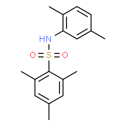 ChemSpider 2D Image | N-(2,5-Dimethylphenyl)-2,4,6-trimethylbenzenesulfonamide | C17H21NO2S