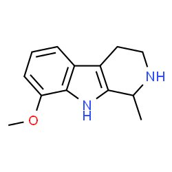 ChemSpider 2D Image | 8-Methoxy-1-methyl-2,3,4,9-tetrahydro-1H-beta-carboline | C13H16N2O