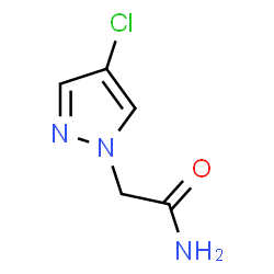ChemSpider 2D Image | 2-(4-Chloro-1H-pyrazol-1-yl)acetamide | C5H6ClN3O