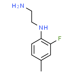 ChemSpider 2D Image | N-(2-Fluoro-4-methylphenyl)-1,2-ethanediamine | C9H13FN2