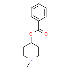 ChemSpider 2D Image | 4-(Benzoyloxy)-1-methylpiperidinium | C13H18NO2