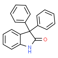 ChemSpider 2D Image | 3,3-Diphenyl-1,3-dihydro-2H-indol-2-one | C20H15NO
