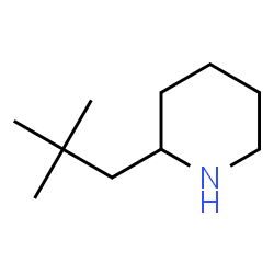 ChemSpider 2D Image | 2-(2,2-Dimethylpropyl)piperidine | C10H21N