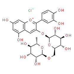 ChemSpider 2D Image | Keracyanin | C27H31ClO15