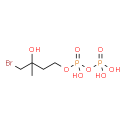 ChemSpider 2D Image | Bromohydrin pyrophosphate | C5H13BrO8P2