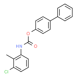ChemSpider 2D Image | 4-Biphenylyl (3-chloro-2-methylphenyl)carbamate | C20H16ClNO2