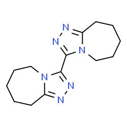 ChemSpider 2D Image | 6,6',7,7',8,8',9,9'-Octahydro-5H,5'H-3,3'-bi[1,2,4]triazolo[4,3-a]azepine | C14H20N6