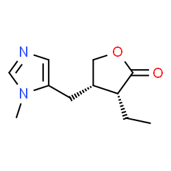 ChemSpider 2D Image | (-)-pilocarpine | C11H16N2O2