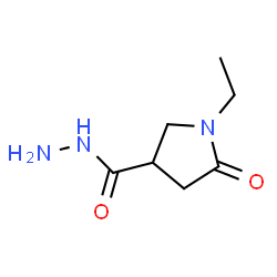 ChemSpider 2D Image | 1-Ethyl-5-oxo-3-pyrrolidinecarbohydrazide | C7H13N3O2