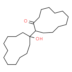 ChemSpider 2D Image | 1'-Hydroxy-1,1'-bi(cyclododecyl)-2-one | C24H44O2