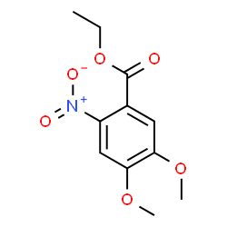 ChemSpider 2D Image | ETHYL 4,5-DIMETHOXY-2-NITROBENZOATE | C11H13NO6