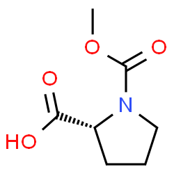 ChemSpider 2D Image | D-N-carbomethoxy proline | C7H11NO4