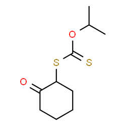 ChemSpider 2D Image | O-Isopropyl S-(2-oxocyclohexyl) carbonodithioate | C10H16O2S2