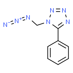 ChemSpider 2D Image | 1-(Azidomethyl)-5-phenyl-1H-tetrazole | C8H8N7