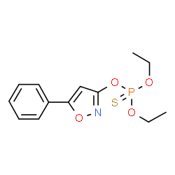 ChemSpider 2D Image | O,O-Diethyl-O-(5-phenyl-1,2-oxazol-3-yl)thiophosphat | C13H16NO4PS