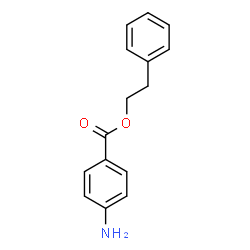ChemSpider 2D Image | 2-Phenylethyl 4-aminobenzoate | C15H15NO2