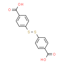 ChemSpider 2D Image | 4,4'-Disulfanediyldibenzoic acid | C14H10O4S2