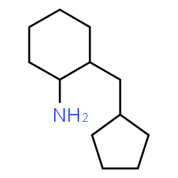 ChemSpider 2D Image | 2-(Cyclopentylmethyl)cyclohexanamine | C12H23N