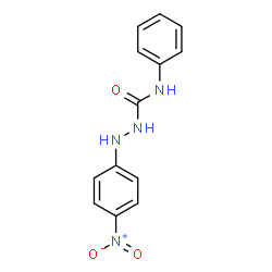ChemSpider 2D Image | 2-(4-Nitrophenyl)-N-phenylhydrazinecarboxamide | C13H12N4O3