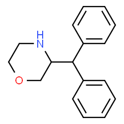 ChemSpider 2D Image | 3-Benzhydrylmorpholine | C17H19NO