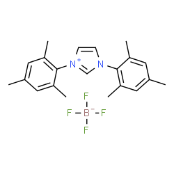 ChemSpider 2D Image | 1,3-Bis(mesityl)imidazolium tetrafluoroborate | C21H25BF4N2