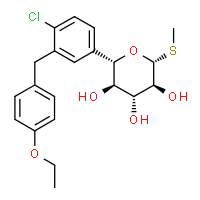 ChemSpider 2D Image | LX4211 | C21H25ClO5S