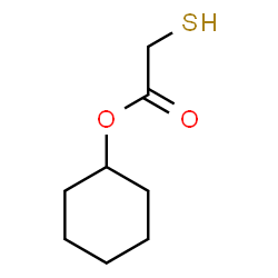 ChemSpider 2D Image | cyclohexyl mercaptoacetate | C8H14O2S