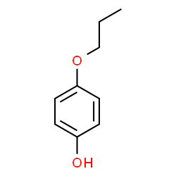 ChemSpider 2D Image | 4-Propoxyphenol | C9H12O2