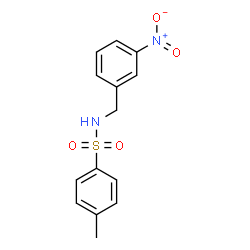 ChemSpider 2D Image | 4-Methyl-N-(3-nitrobenzyl)benzenesulfonamide | C14H14N2O4S
