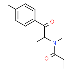 ChemSpider 2D Image | N-Methyl-N-[1-(4-methylphenyl)-1-oxo-2-propanyl]propanamide | C14H19NO2