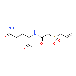 ChemSpider 2D Image | N~2~-[2-(Allylsulfonyl)propanoyl]glutamine | C11H18N2O6S