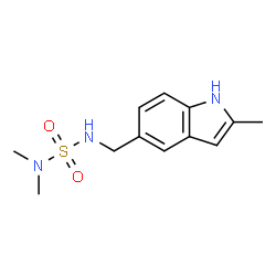 ChemSpider 2D Image | N,N-Dimethyl-N'-[(2-methyl-1H-indol-5-yl)methyl]sulfuric diamide | C12H17N3O2S