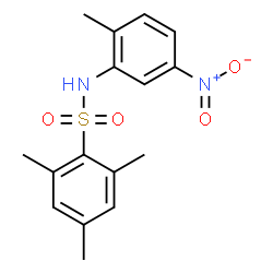 ChemSpider 2D Image | 5'-Nitro-2,2',4,6-tetramethylbenzenesulfonanilide | C16H18N2O4S