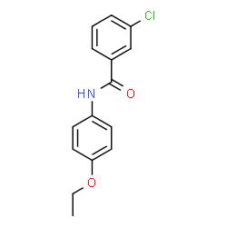 ChemSpider 2D Image | 3-CHLORO-4'-ETHOXYBENZANILIDE | C15H14ClNO2