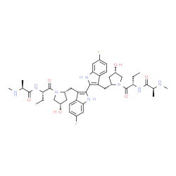 ChemSpider 2D Image | Birinapant | C42H56F2N8O6