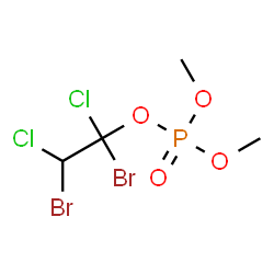 ChemSpider 2D Image | 1,2-Dibromo-1,2-dichloroethyl dimethyl phosphate | C4H7Br2Cl2O4P