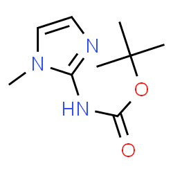 ChemSpider 2D Image | tert-Butyl (1-methyl-1H-imidazol-2-yl)carbamate | C9H15N3O2