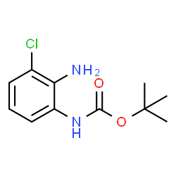 ChemSpider 2D Image | N1-Boc-3-chloro-1,2-benzenediamine | C11H15ClN2O2