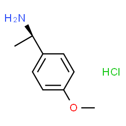 ChemSpider 2D Image | (1R)-1-(4-Methoxyphenyl)ethanamine hydrochloride (1:1) | C9H14ClNO