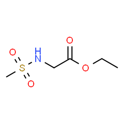 ChemSpider 2D Image | Ethyl N-(methylsulfonyl)glycinate | C5H11NO4S
