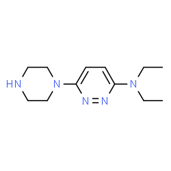 ChemSpider 2D Image | N,N-Diethyl-6-(1-piperazinyl)-3-pyridazinamine | C12H21N5